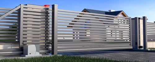 slide-gate-garage-door in Calgary Alberta